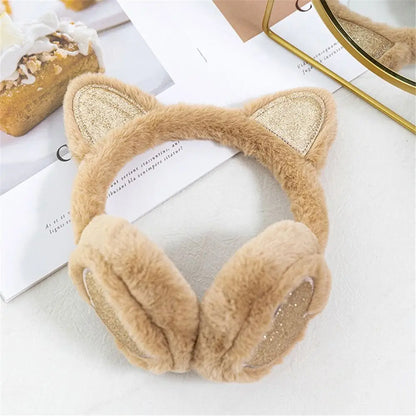 Kawaii Pastel Cat Ear Earmuffs – Cute Warm Winter Ear Muffs | 6 Colours