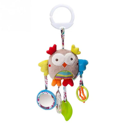 Newborn Baby Plush Stroller Toys Hanging Rattle
