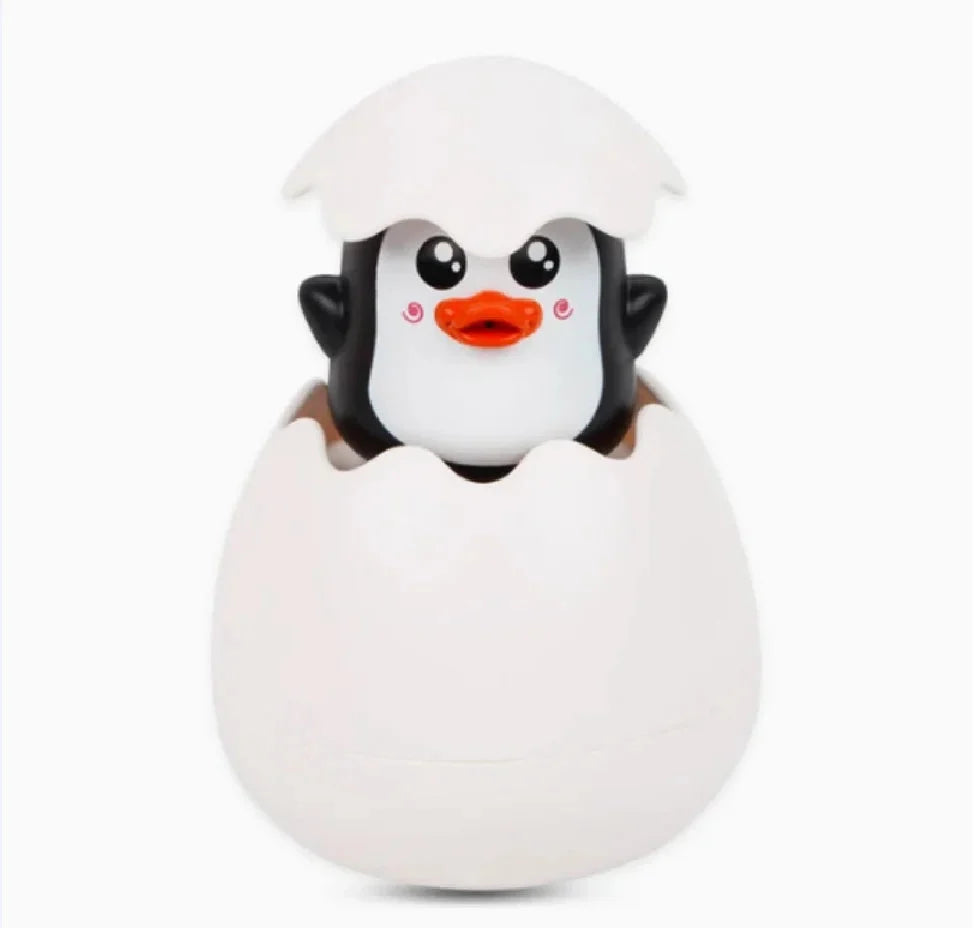 Baby Bath Toy Water Sprinkler – Cute Duck & Penguin Egg Design | Squeeze & Spray | Bath, Shower & Pool | Kids Gift