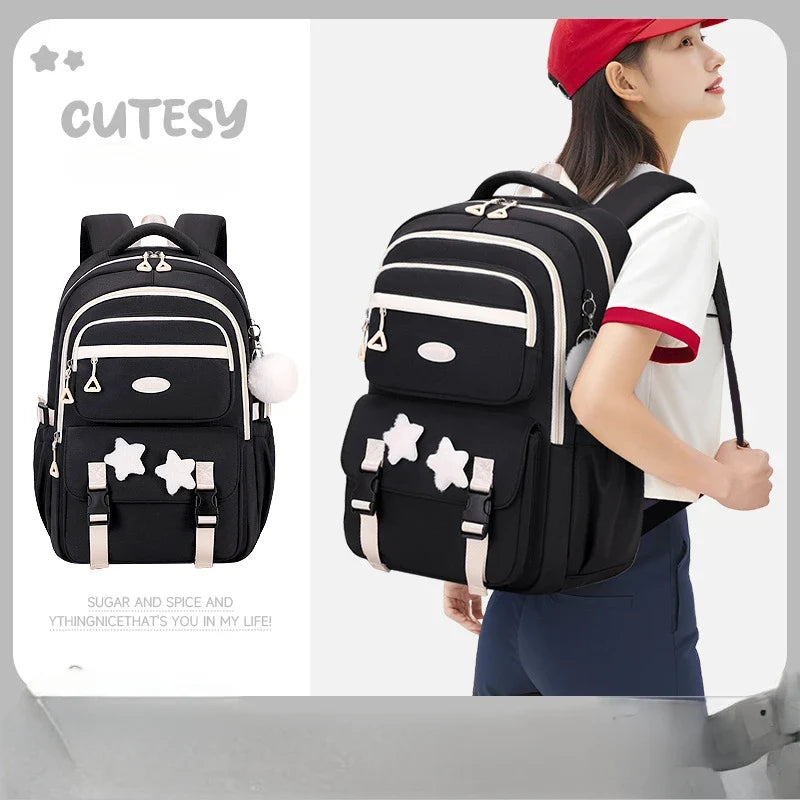 Kawaii Backpack Set | Cute 12-Inch School Bag with Accessories