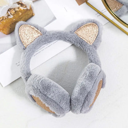 Kawaii Pastel Cat Ear Earmuffs – Cute Warm Winter Ear Muffs | 6 Colours