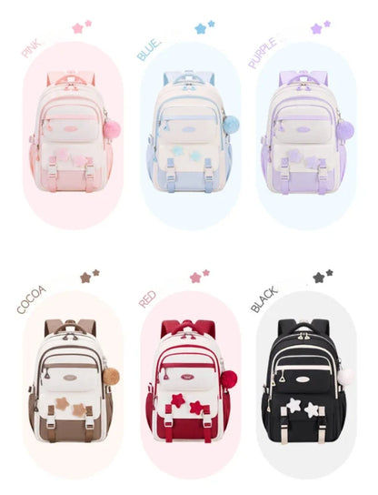 Kawaii Backpack Set | Cute 12-Inch School Bag with Accessories