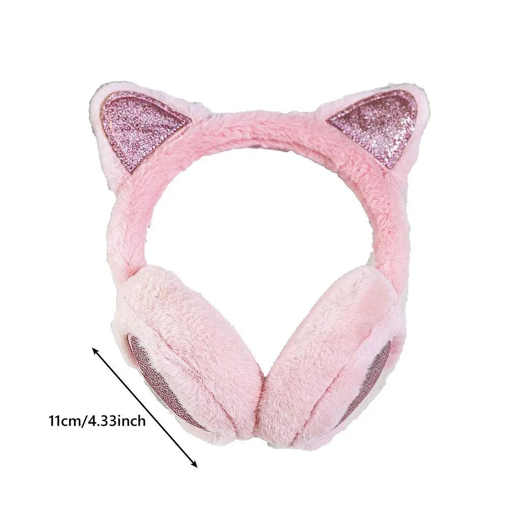 Kawaii Pastel Cat Ear Earmuffs – Cute Warm Winter Ear Muffs | 6 Colours