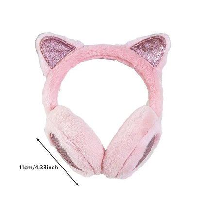 Kawaii Pastel Cat Ear Earmuffs – Cute Warm Winter Ear Muffs | 6 Colours