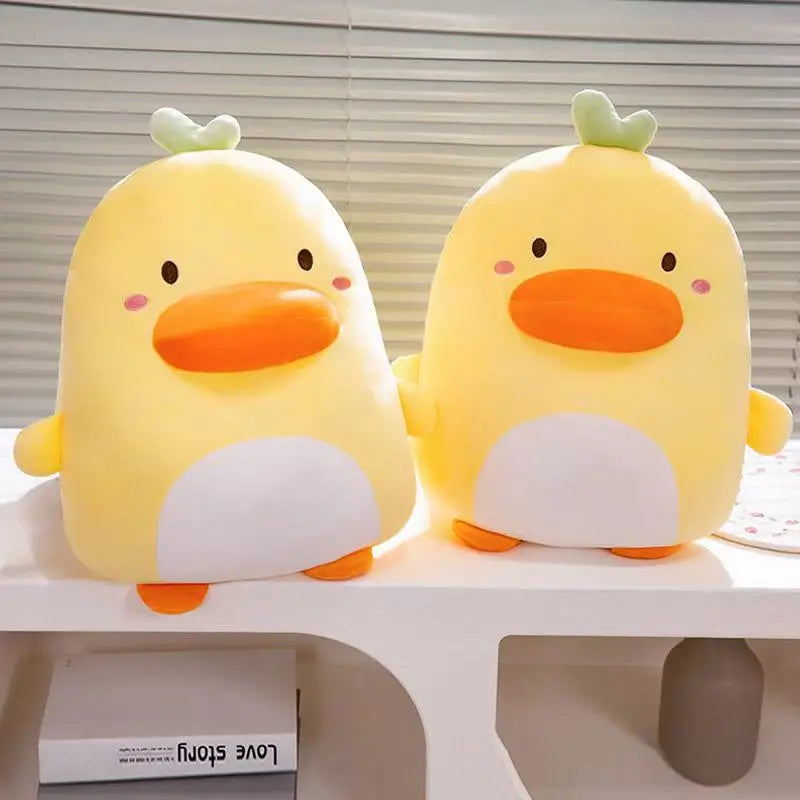 Kawaii Derpy Duck Plushie – Giant 45cm Squishy Duck Stuffed Animal | Funny Cute Gift