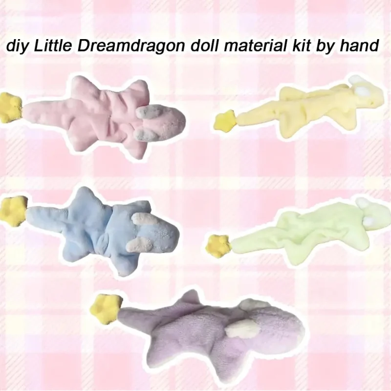 Kawaii Star Dragon Plushie Craft Kit – Sew Your Own Dragon | Gift for Kids & Teens