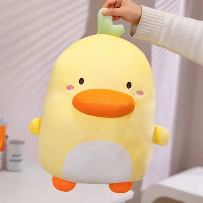 Kawaii Derpy Duck Plushie – Giant 45cm Squishy Duck Stuffed Animal | Funny Cute Gift