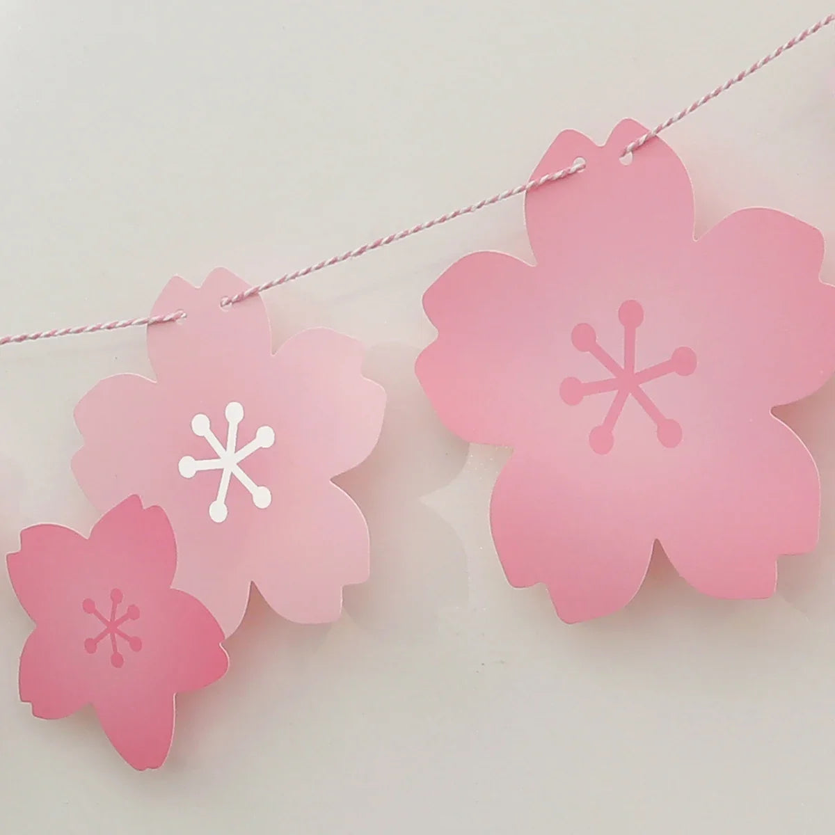 Kawaii Cherry Blossom Party Decoration – Paper Sakura Party Decor | Light Pink & Dark Pink | Kawaii Party Supplies