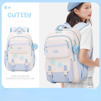 Kawaii Backpack Set | Cute 12-Inch School Bag with Accessories