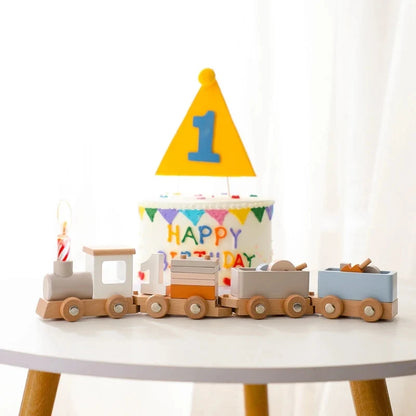 Montessori Wooden Vehicle Toys – Pull-Along Animal Train, Peg Doll Bus, Bead Aircraft & More | Natural Wood | Toddler Birthday Gift