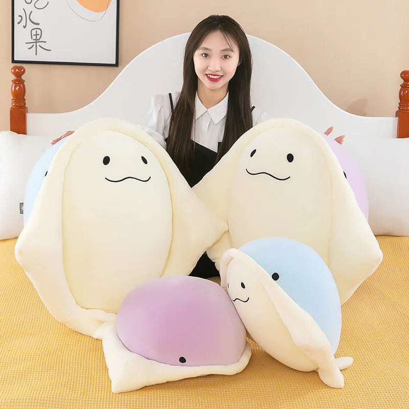 Kawaii Manta Ray Plush | Ocean Animal Stuffed Toy | 40cm–60cm