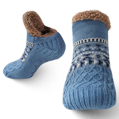 Thermal Mens Fluffy Slipper Socks Winter Warm Women Short Cotton Thickened Home Sleeping Soft Non Slip Grip Fuzzy Floor Socks