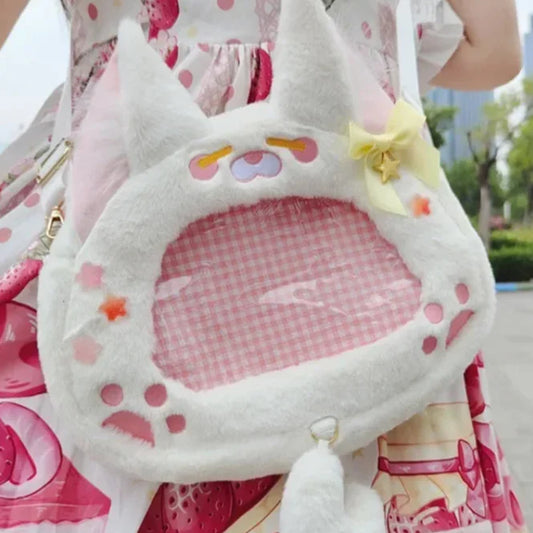 Harajuku Cat Plush Ita Bag