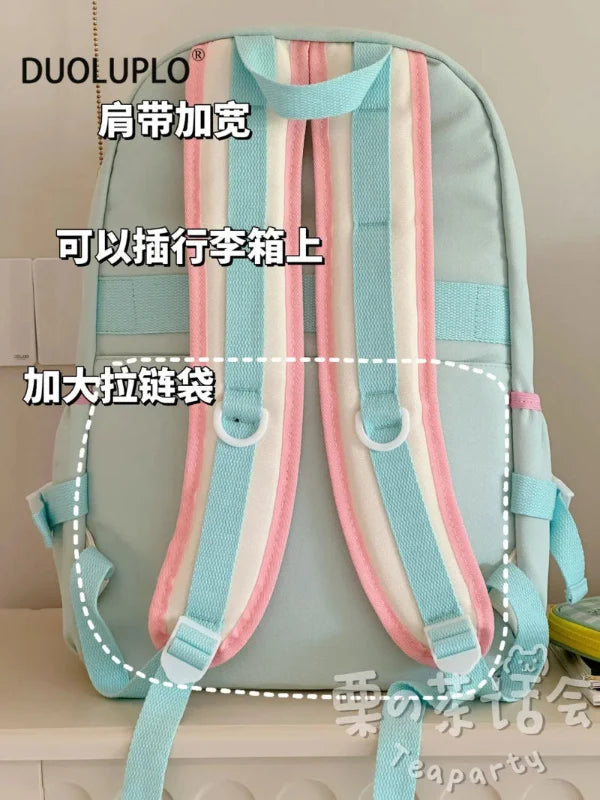 Kawaii Star Chaser Backpack – Celestial Nylon Bag | 6 Colours | Small & Large
