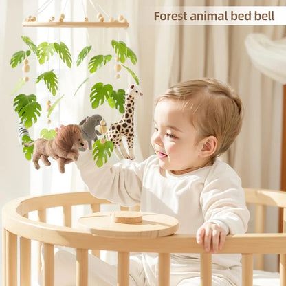 Baby Crib Mobile Rattle Toy Forest Animal Bed Bell