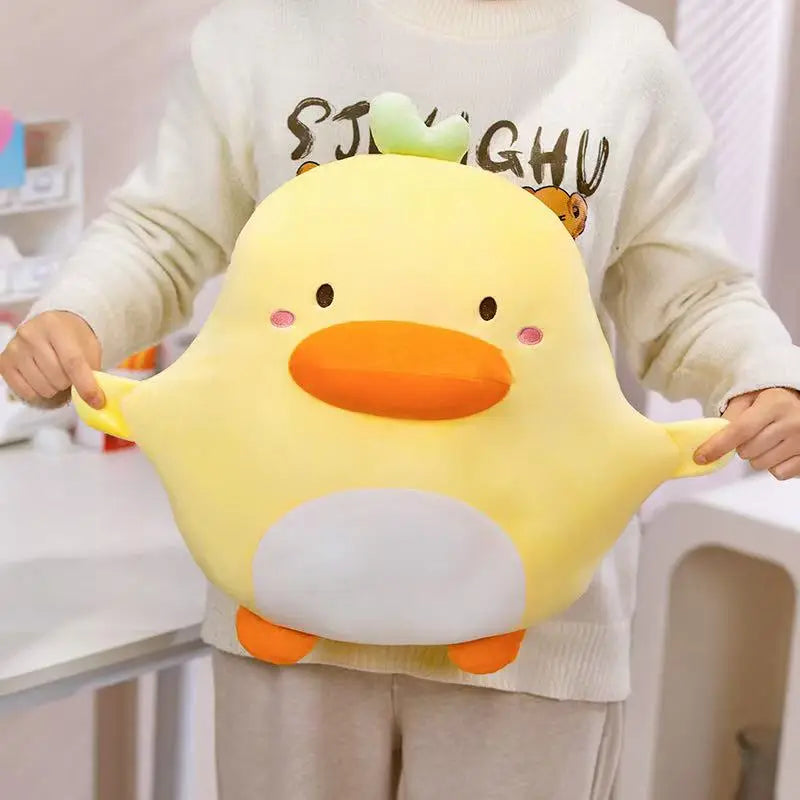 Kawaii Derpy Duck Plushie – Giant 45cm Squishy Duck Stuffed Animal | Funny Cute Gift