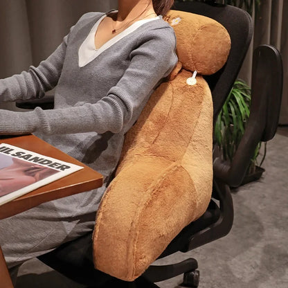 Kawaii Capybara Plush Pillow – Soft Huggable Cushion | 60x40cm & 70x50cm | Capybara Gift | Sofa Bed Bedroom Decor