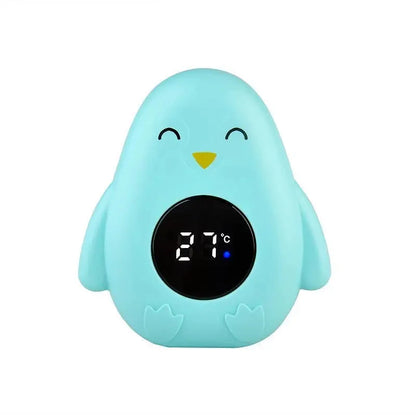 Baby Bath Thermometer Floating Animal – Digital LED Display | Penguin, Whale, Bunny, Crab | Waterproof Bath Toy | Newborn Baby Shower Gift