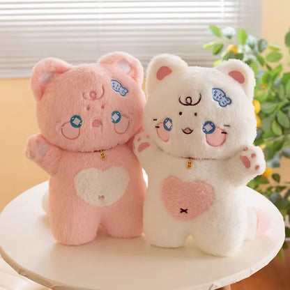 Kawaii Sweet Hugs Cat Plushie – Soft Huggable Stuffed Animal | 38cm | 3 Colours