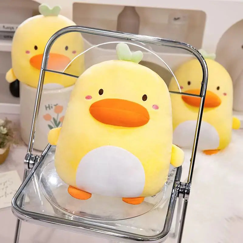 Kawaii Derpy Duck Plushie – Giant 45cm Squishy Duck Stuffed Animal | Funny Cute Gift
