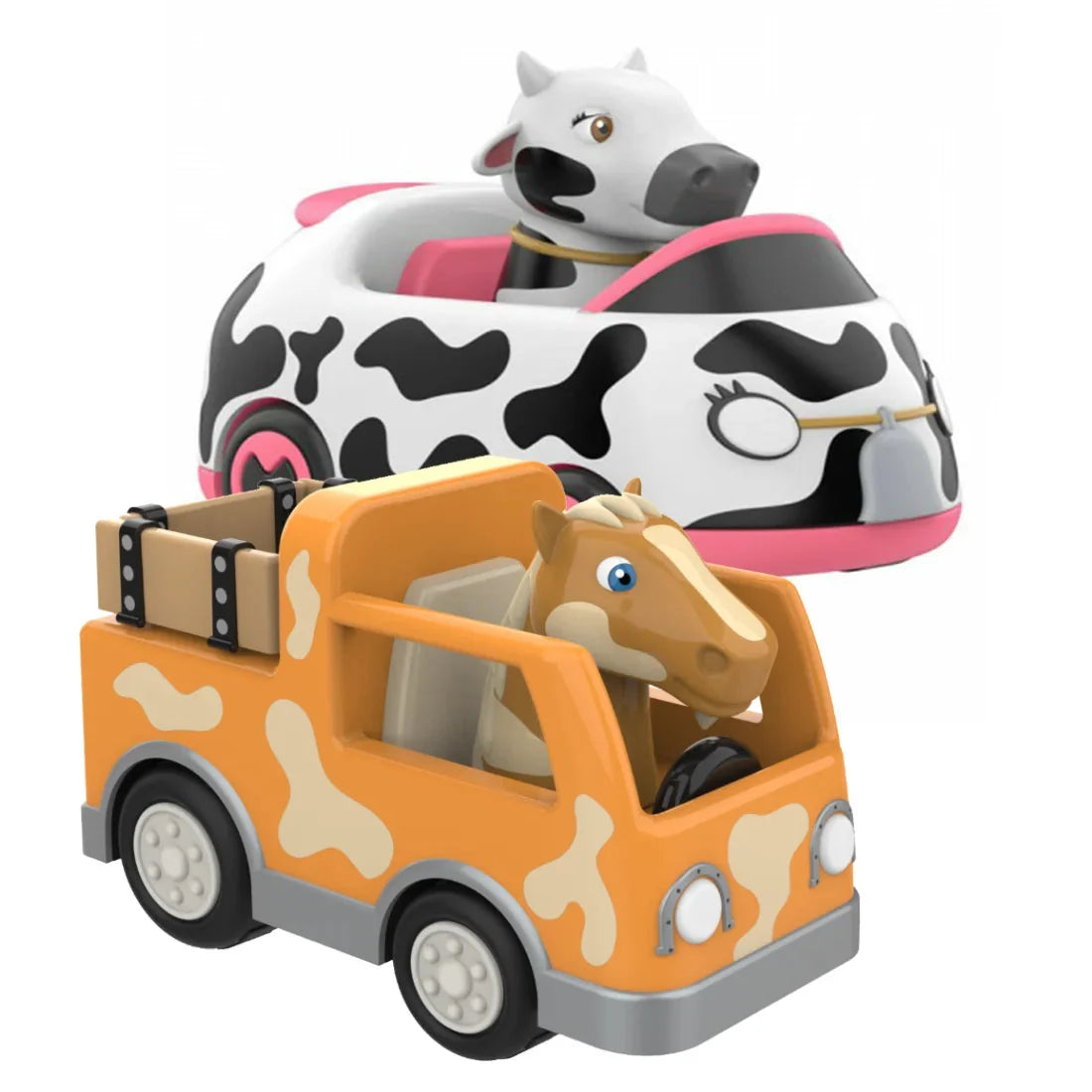 La Granja de Zenón Pull-Back Car Toy Set – Bartolito, Farm Animals & Play Mat | Official Licensed | Ages 1–3 | Kids Birthday Gift