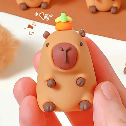 Kawaii Capybara Pencil Sharpener – Cute Novelty Pencil Sharpener | Fun Kawaii Stationery Gift