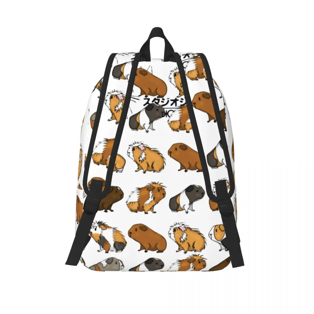 Kawaii Guinea Pig Print Backpack – Cute Animal School & Everyday Bag | 2 Sizes