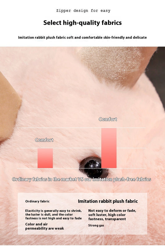 Large Flying Dragon Plushie - Cute Soft Stuffed Animal - White or Pink