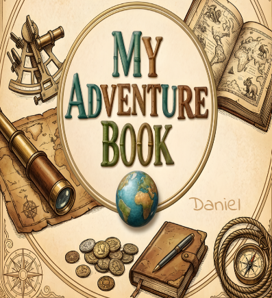 Personalized My Adventure Book | Custom Name A5 Travel Journal