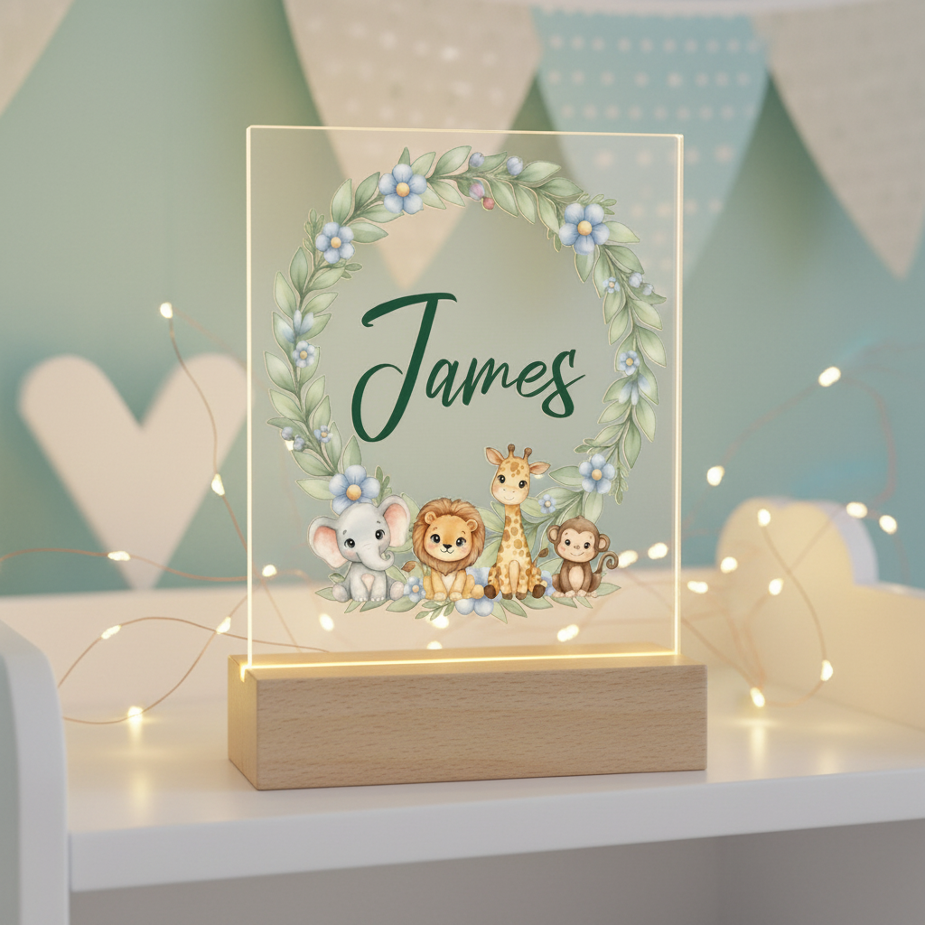 Baby Safari Night Light Lifestyle
