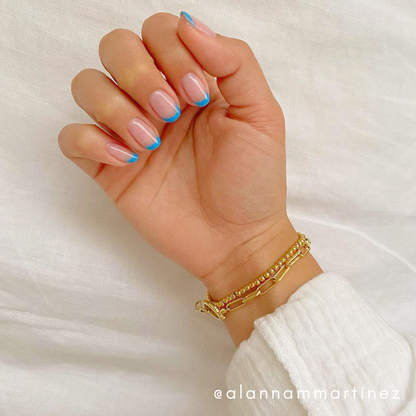 Elastic Bead Bracelet | Gold PVD Stainless Steel, 3 mm, 4 mm or Set