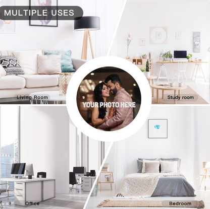 Personalized Round Blanket – Upload Your Own Photo