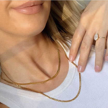 Miami Cuban Link Chain | 3 mm 316L Stainless Steel, 20 or 22 Inches
