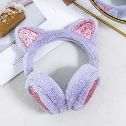 Kawaii Pastel Cat Ear Earmuffs – Cute Warm Winter Ear Muffs | 6 Colours