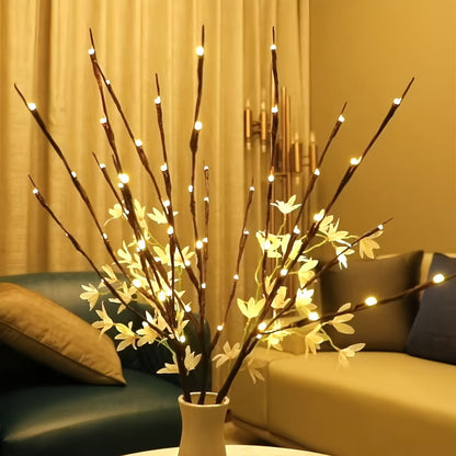 Artificial Tree Branch LED Lights — Set of 2 | Vase Filler Decorative Lights