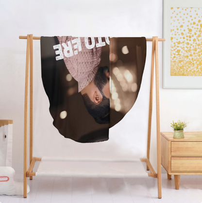 Personalized Round Blanket – Upload Your Own Photo