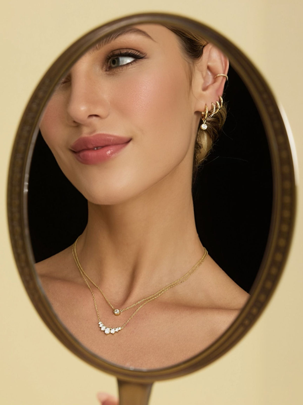 Cluster Diamond Necklace