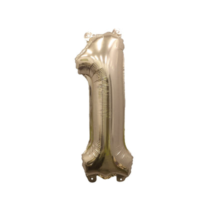 Giant Gold Number Balloon | 32" Metallic Foil | Numbers 0-9