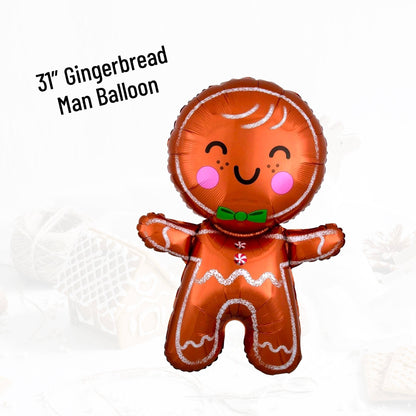 Gingerbread Man Balloon Bouquet