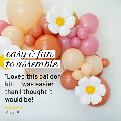 Groovy Balloon Garland Kit – Retro Party Decor