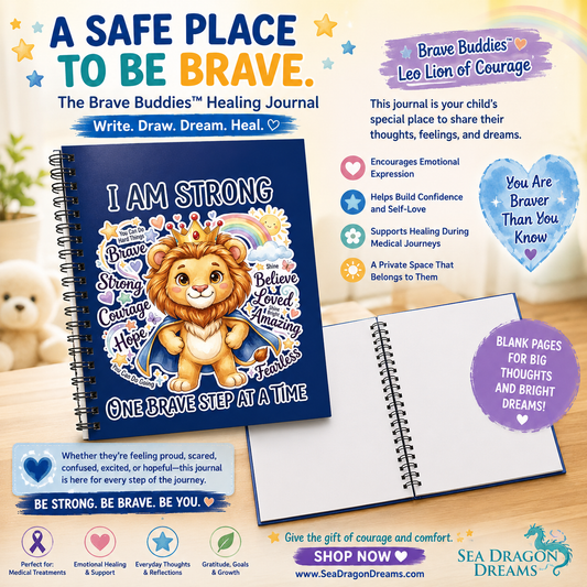 I Am Strong Lion Notebook – Leo Lion Courage Crew | 118 Ruled Pages | Spiral Bound 6” × 8” | Inspiring Journal for Brave Kids