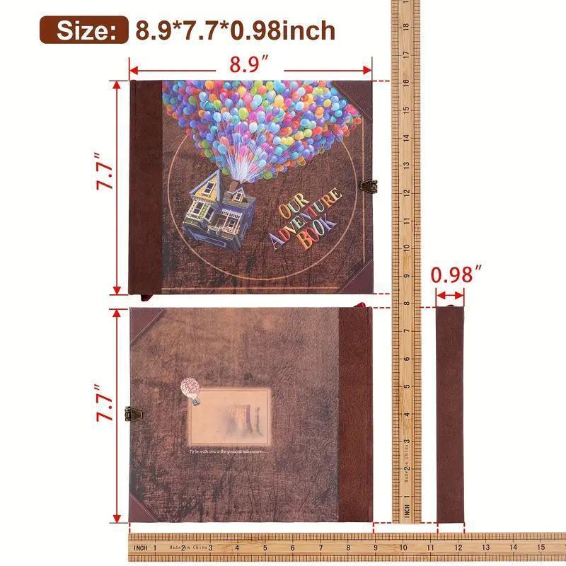 Our Adventure Book: Scrapbook Photo Album, Vintage Travel Theme, Keepsake Diary, Image Memory Journal - Dream Dragons