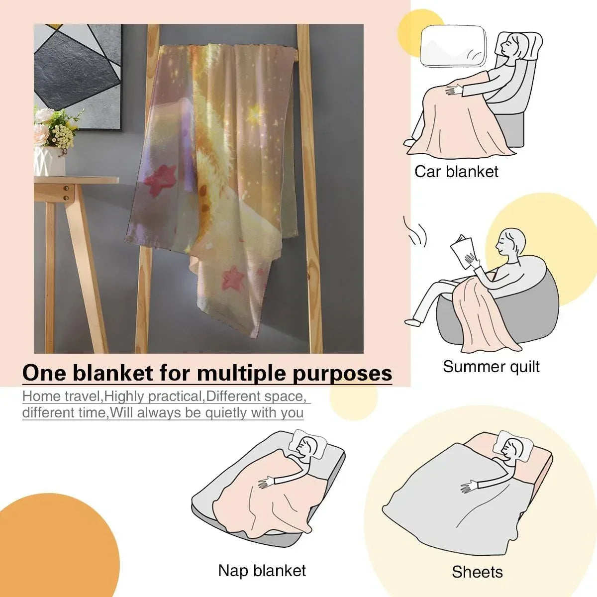 Personalized Teddy Bear Plush Blanket, Snuggly Throw, Soft Flannel Fleece, Super Soft Name Gift - Dream Dragons