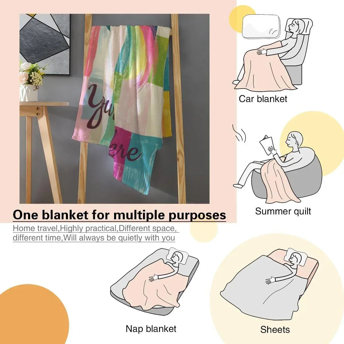 Personalized Unicorn Blanket: Custom Flannel Fleece, Super Soft Name Gift - Dream Dragons