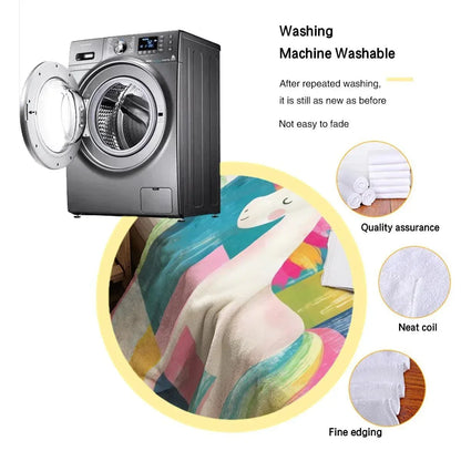 Personalized Unicorn Blanket: Custom Flannel Fleece, Super Soft Name Gift - Dream Dragons