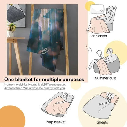 Personalized Wizarding Owl Blanket: Harry Potter Theme, Custom Flannel Fleece Name Throw - Dream Dragons