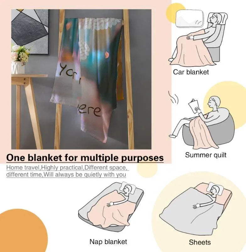 Personalized Hedwig Owl Blanket: Magical Bird Forest Fleece Throw, Super Soft Name Gift - Dream Dragons