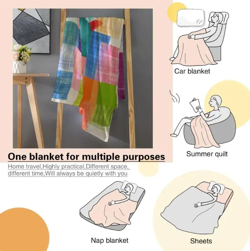 Personalized Dinosaur Blanket: Friendly Dragon Patchwork Throw - Dream Dragons