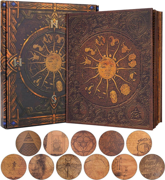 Zodiac Scrapbook Album: Retro Adventure Memory Book, Photo Memory Journal, Keepsake Diary - Dream Dragons