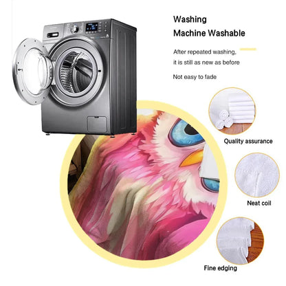 Personalized Pink Owl Bird Blanket: Flannel Fleece Throw, Super Soft Bedding Sofa Name Gift - Dream Dragons